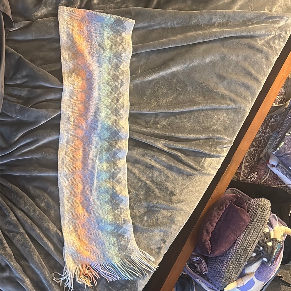 Cejon Multicolor Knit Scarf - Picture 3 of 4